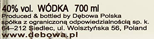 Debowa Polska de Chene Vodka, 1er Pack (1 x 700 ml) - 4