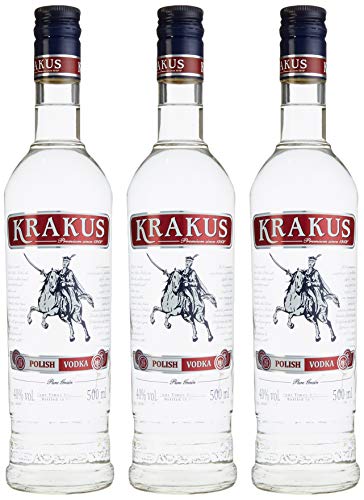 Polmos Wroclaw Krakus Wodka (3 x 0.5 l)