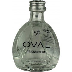 Oval Vodka 56 Structured Miniatures 0,05L