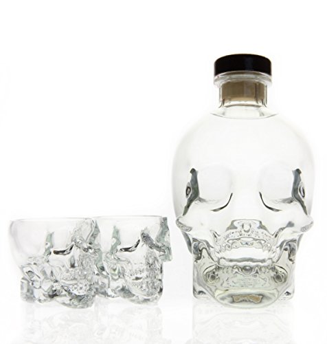 Crystal Head Vodka 0,7 Liter + 2 Totenkopf Gläser - 2