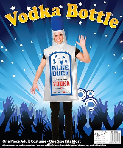 Blue Duck Vodka Bottle – Adult Costume Adult – One Size - 3