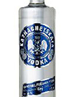 Kaznacheyskaya Vodka Eine stilvolle Vodkaflasche mit dem Namen "Kaznacheyskaya Vodka" vor einem eleganten Hintergrund.