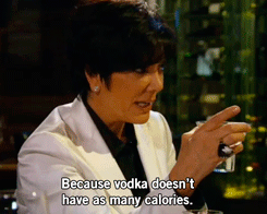 Kris Jenner - Kalorien im Wodka