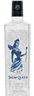 Flasche von Snow Queen Vodka vor einem weißen Hintergrund.