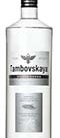 Flasche von Tambovskaya Vodka vor einem weißen Hintergrund.